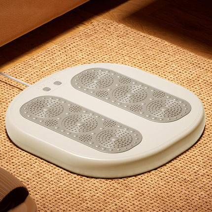Foot warming cushion - Electric foot warming cushion - Foot warmer - 3 temperature settings - Built-in 6 manual massage heads - Suitable for home, office and dormitories - Warming cushions (green).