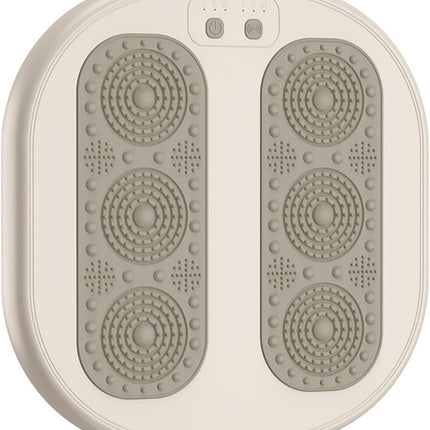 Foot warming cushion - Electric foot warming cushion - Foot warmer - 3 temperature settings - Built-in 6 manual massage heads - Suitable for home, office and dormitories - Warming cushions (green).