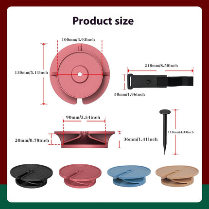 Outdoor wine glass holder - with adjustable strap - silicone material - red glass holder with steel - suitable for camping - beach picnics.
