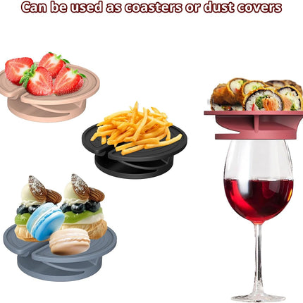 Outdoor wine glass holder - with adjustable strap - silicone material - red glass holder with steel - suitable for camping - beach picnics.
