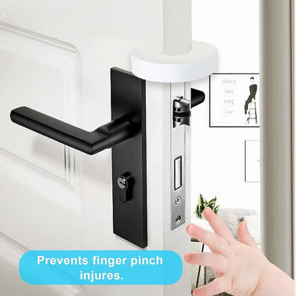 [6-pack -1.5 cm] Door wedge lock, child door safety lock, baby safe door stopper, protect children's fingers with soft foam protection, prevent finger pinching injuries, child or pet cannot be locked in the room.