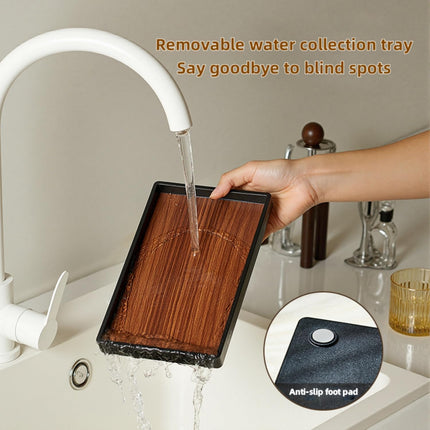 Stainless steel holder - sturdy and dries quickly - removable drip tray - suitable for coffee cups/glasses/mugs - ideal for the kitchen/dining table/café..