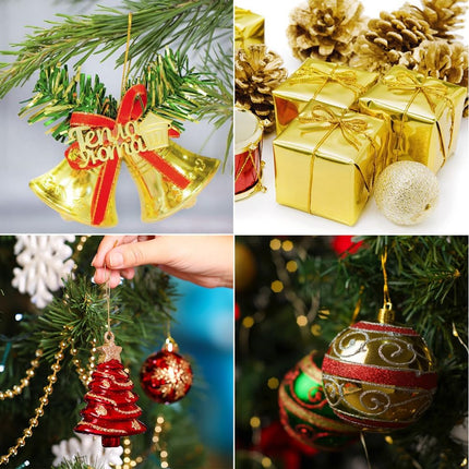 Henneptouw - Golden henneptouw - 100m gold Christmas ribbon - For gift wrapping - Christmas decoration - Party decoration - DIY - Sewing supplies.