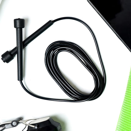 Adult skipping rope - Suitable for men, women and kids - Home workout and fitness - With non-slip handles - Adjustable skipping rope - For fitness, fat burning, boxing,.