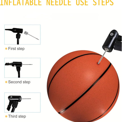 Ball pump needles - 3-pack - Durable stainless steel needles - Ball pump needles - Pump needles for football, basketball, volleyball and all sports balls.