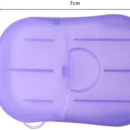 Soap sheets - Portable travel soap sheets - 5 boxes - Total 100 pieces - Random colours in boxes - Disposable hand wash paper - Suitable for family trips, camping, hiking, outdoor activities - Easy to clean mini soap paper.