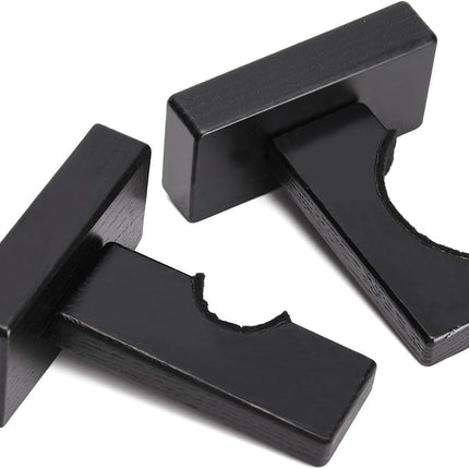 Display standard - Black - Baseball bat display standard - Baseball bat holder - Wall mounting - Horizontal baseball bat standard - Baseball bat holder - 2 pieces - Black.