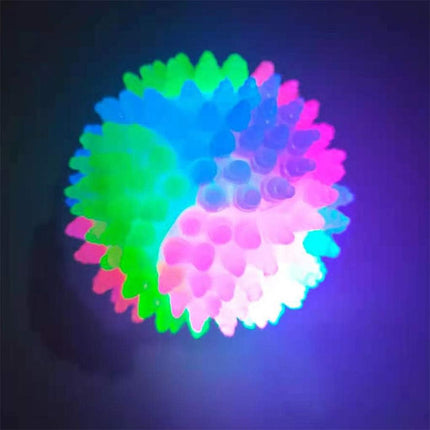 Pet toy ball - 5 cm - Light-up dog ball - Flashing bouncy ball - Interactive light-up - LED pet toy - Suitable for puppies, small and medium dogs and cats.