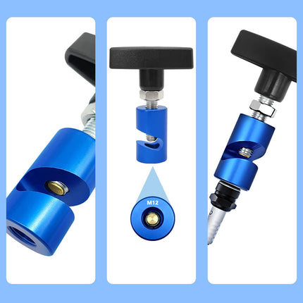Hefsteunklem - 2 pieces - Bonnet support bar - Boot support - Non-slip device - Lifting bar - Non-slip tool.