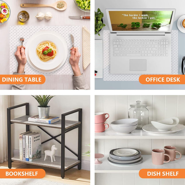 EVA Drawer Liner - Waterproof - Non-slip - Thickened - Drawer Mat - Insulation Mat - Clear - 50*150cm - Cuttable - Suitable for wardrobe, cabinet and shoe rack mats.