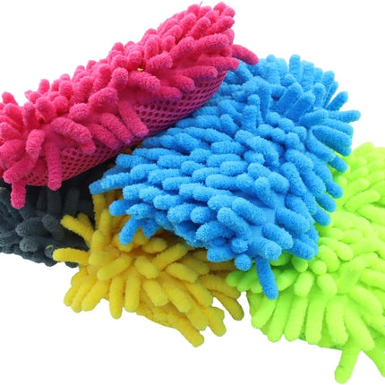 Biaungdo 5 Pack Washable Whiteboard Eraser, Microfiber Shag Dry Eraser for Classroom Teacher Supplies, Office, Home(Grey, Blue, Green, Yellow, Pink).