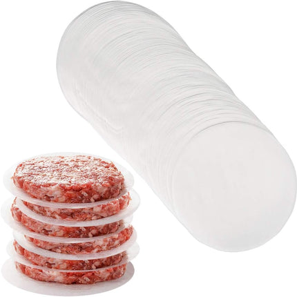 Hamburger Patty Paper Round 4.5 Inch, Set of 200, Non Stick Patty Paper Sheets for Burger Press, Patty Serperate and Cake Baking(5.5/6/7/8/9/10/12inch Available).