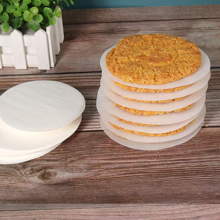 Hamburger Patty Paper Round 4.5 Inch, Set of 200, Non Stick Patty Paper Sheets for Burger Press, Patty Serperate and Cake Baking(5.5/6/7/8/9/10/12inch Available).