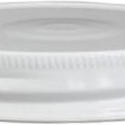 Lid for Ball/Atlas Mason Jars, Regular Mouth - Made in the USA (1 Count) - [You Choose - Metal or Plastic] Food Grade Cap, Lids for Standard Size Glass Canning Jars (Metal Lid - White).