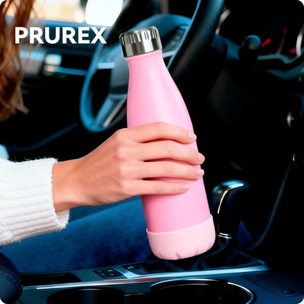 Silicone Water Bottle Boot - Bottom Protector Cover for Swell, Mollcity, Mira and Iron °Flask Retro Cola - Shape Sport Insulated Water Bottles.