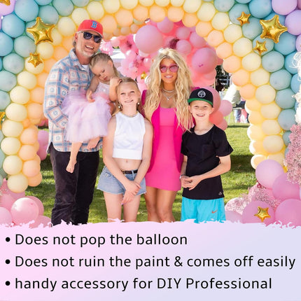 WISYOK 4000 Pcs Glue Points for Balloons, Removable Double-Sided Adhesive Points, Craft, Wedding Decoration Point Stickers.