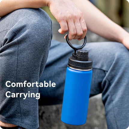 Replacement Spout Lid for Hydro Flask Wide Mouth Bottles (12/16/18/22/32/40/64oz) – 2.28" Leak-Proof Sports Cap Accessory, Secure Fit.