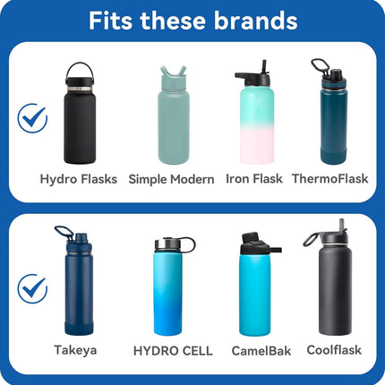 Flip Lid for Hydro Flask 12 16 18 20 32 40 64 oz Wide Mouth Bottle,Replacement Lid for Hydroflask,Thermoflask,Iron Flask and More 2.28" Wide Mouth Bottles.
