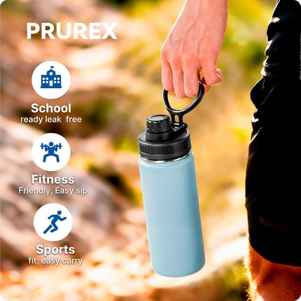 Spout Replacement Lid for Hydrapeak Wide Mouth14 26 32 40 50 Oz Bottles, Chug Lid with Ergonomic Handle, BPA - Free.