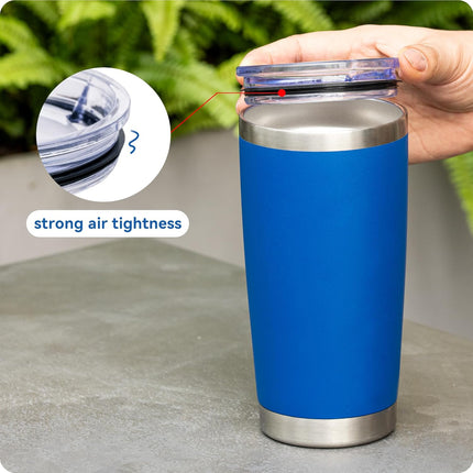 2 Pack 20 ozTumbler Lid for Yeti Rambler,Old Style Rtic and More Travel Mugs, Splash Proof Replacement Lid for 3.2" Inner Diameter Tumblers.