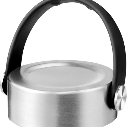 Replacement Lid for Hydro Flask 12-64oz Wide Mouth Bottles， Ergonomic Wide Handle for Effortless Carrying，BPA - Free & Leak - Proof Fits Hrdroflask Wide Mouth.