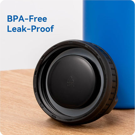 Lid for Hydro Flask12 16 18 20 32 40 64oz Wide Mouth Bottle, Replacement lid for Thermoflask,Iron Flask,Takeya and More 2.28" Wide Mouth Bottles.