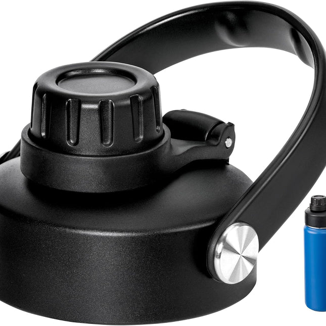 Replacement Spout Lid for Takeya Wide Mouth 18, 22, 24, 32, 40, 64oz, Water Bottle Lid with Carry Handle - Ideal for Gym & Sport.