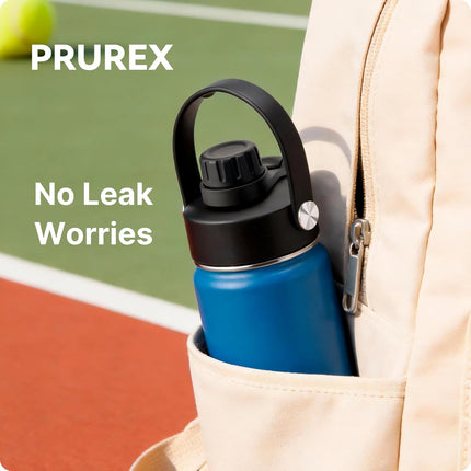 Replacement Spout Lid for Takeya Wide Mouth 18, 22, 24, 32, 40, 64oz, Water Bottle Lid with Carry Handle - Ideal for Gym & Sport.
