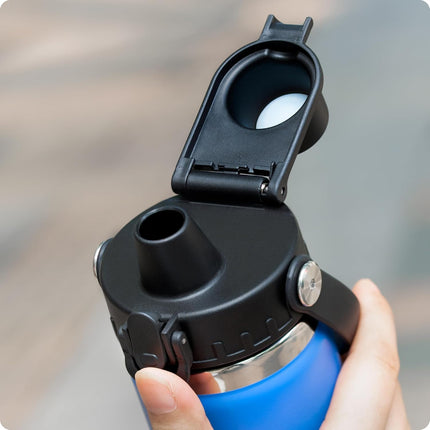 Pop - Up Replacement Lid - Leakproof Spout Cap with Secure Lock, for Hydro Flask, ThermFlask, Takeya & Iron Flask Wide - Mouth Bottles.