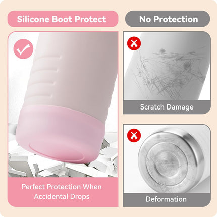 Silicone Boot for Stanley IceFlow Flip Straw Jug 64 OZ, Bottom Protector for Stanley Cup, Anti-Slip and BPA-Free.