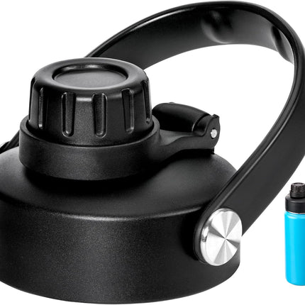 Replacement Chug Cap for ThermoFlask 14/1618/24/32/40 Oz Water Bottles, Wide Mouth Spout Lid, Dishwasher Safe - Ideal for Gym & Travel - Easy Sip.