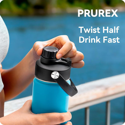 Replacement Chug Cap for ThermoFlask 14/1618/24/32/40 Oz Water Bottles, Wide Mouth Spout Lid, Dishwasher Safe - Ideal for Gym & Travel - Easy Sip.