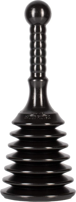 Master Plunger MPS4 Sink & Drain Plunger for Kitchen Sinks, Bathroom Sinks, Showers, and Bathtubs. Small and Strong Design with Large Bellows Commercial & Residential Use, Black.