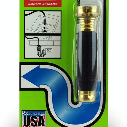 Drain King 501 Unclogs Bathroom Sinks, Showers, and Swimming Pool Drains, 1 to 2 Inch.