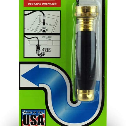 Drain King 501 Unclogs Bathroom Sinks, Showers, and Swimming Pool Drains, 1 to 2 Inch.