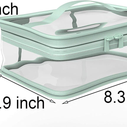 BallHull Makeup Bag Zipper Waterproof Portable Travel Storage Pouch 2 Pcs.