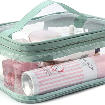 BallHull Makeup Bag Zipper Waterproof Portable Travel Storage Pouch 2 Pcs.