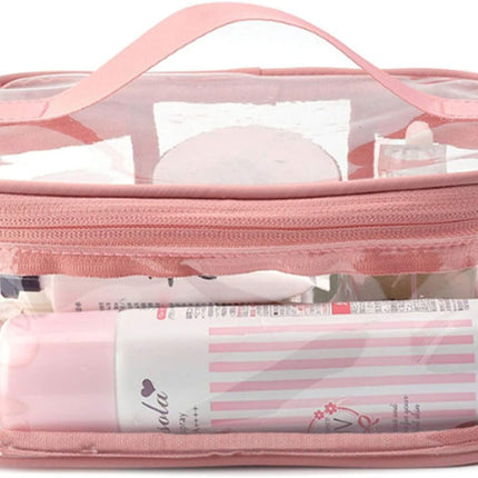 BallHull Makeup Bag Zipper Waterproof Portable Travel Storage Pouch 2 Pcs.