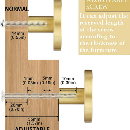 2 Pack Clover Shape Drawer Pulls Solid Brass Stylish Kitchen Cabinet Modern Brushed Gold Trefoil Dresser Knobs Door Window Pull Handles Cabinet Hardware for Cupboard Pulls with Screws.