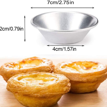 Cake Molds for Baking Bundle, 6 Inch Angel Food Cake Pan with Removable Bottom & 20Pcs Mini Tart Pans.