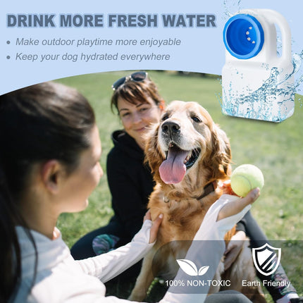 1 Pcs 3 Quart Dog Travel Water Bowl Portable Pet No Spill Water Bowl for Pet Dispenser for Small Large Dogs Cats Camping Hiking.