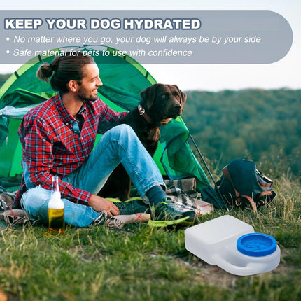1 Pcs 3 Quart Dog Travel Water Bowl Portable Pet No Spill Water Bowl for Pet Dispenser for Small Large Dogs Cats Camping Hiking.