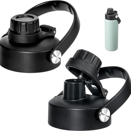 Spout Lid for Simple Modern Water Bottle 14oz 18oz 24oz 32oz, Replacement Chug Lid for Simple Modern Summit Bottle, One-Handed Operation, Leak-Proof & Durable (2 Pack).