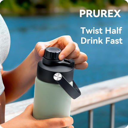 Spout Lid for Simple Modern Water Bottle 14oz 18oz 24oz 32oz, Replacement Chug Lid for Simple Modern Summit Bottle, One-Handed Operation, Leak-Proof & Durable (2 Pack).