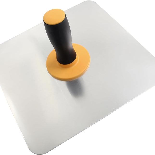 Biaungdo Aluminum Plaster Hawk, 12 Inch Mortar Board Holder with Soft Handle, Plastering Hawk Tool for Mortar, Drywall.