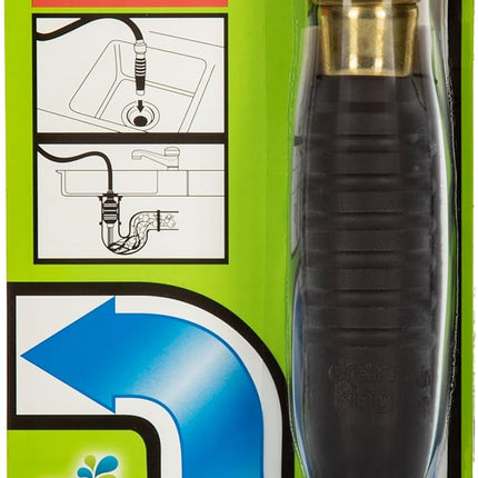 Drain King 186 Unclogs Bathroom Sinks, Showers, and Swimming Pool Drains, 1.5 to 3 Inch.