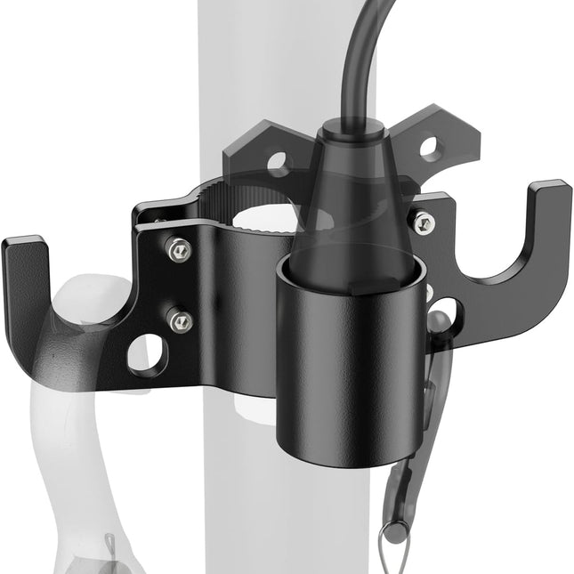 Safoner Aluminum Trailer Towing Chain Organizer with 7-Way Plug Holder- Heavy-Duty RV Tongue Jack Accessories.
