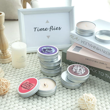 Moretoes 60 Pack Tins, 2Oz Metal Round Tins, Aluminum Tin Cans Containers with Screw Lid for Lotion Bars, Balms, Salve, Spices or Beard Balm.