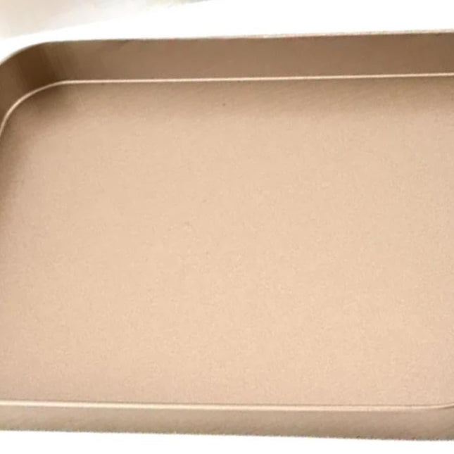 Non-stick Rectangular Cake Pan Baking Oven Tray Dish Mold Bakeware Kitchen Tool-Golden.