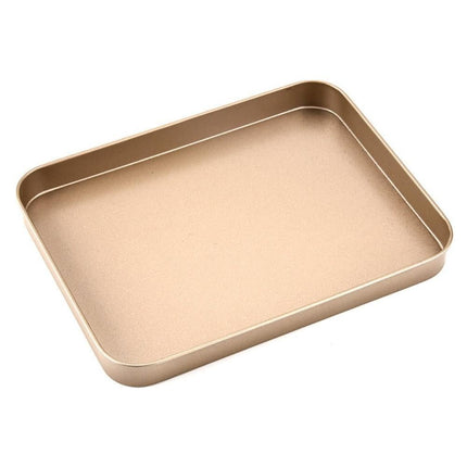 Non-stick Rectangular Cake Pan Baking Oven Tray Dish Mold Bakeware Kitchen Tool-Golden.